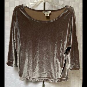 Vintage Jenni Max Velvet Stretch Top Size 14
